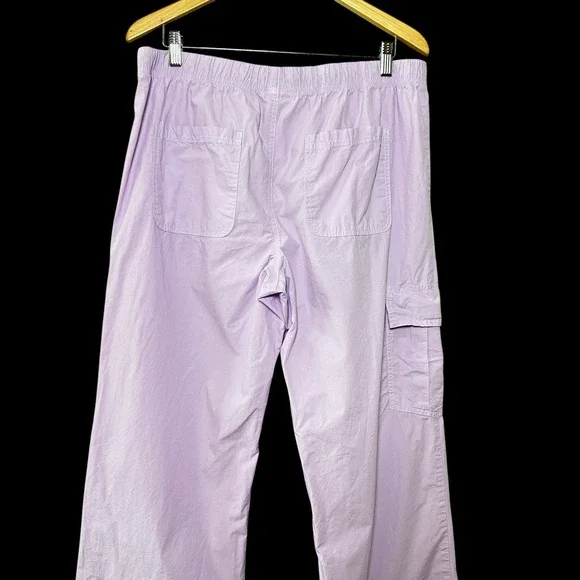 Aerie Baggy Cargo Skater Pant in Violet Flurry Pull-on Women's Size Large Y2K - Picture 7 of 12